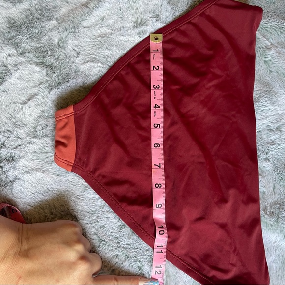 Time & Tru Colorblock Pink/Orange/Maroon Bikini Bottom Size M - NWT - Picture 9 of 12